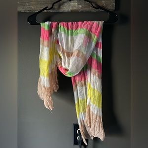 Colorful summer scarf